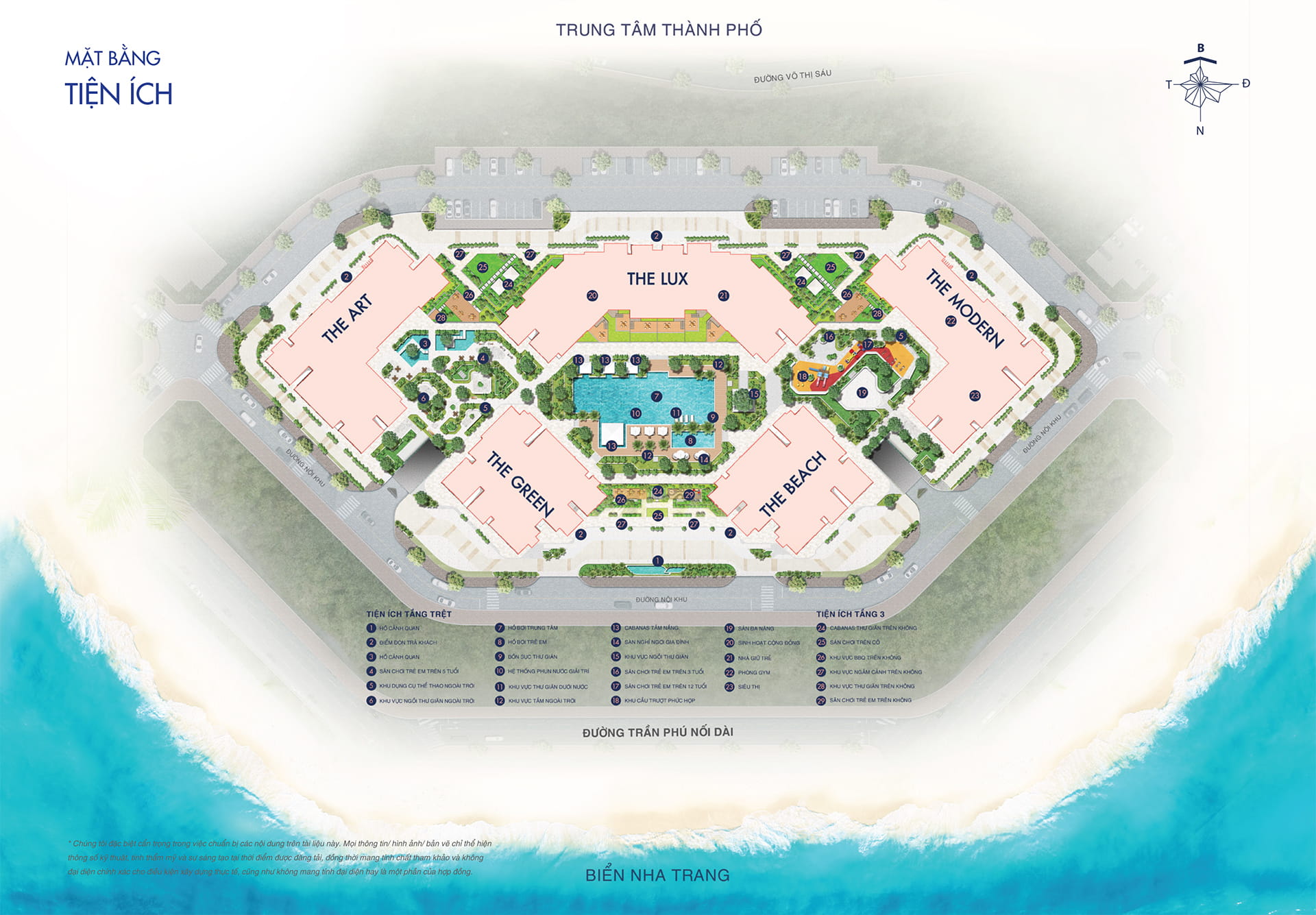 mặt bằng căn hộ New Galaxy Nha Trang